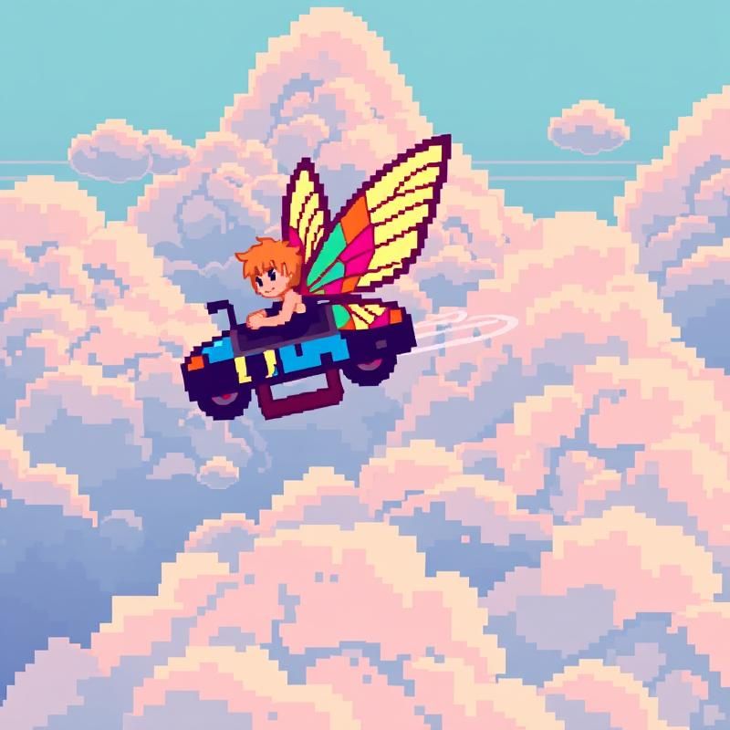 8-bit art style AI art