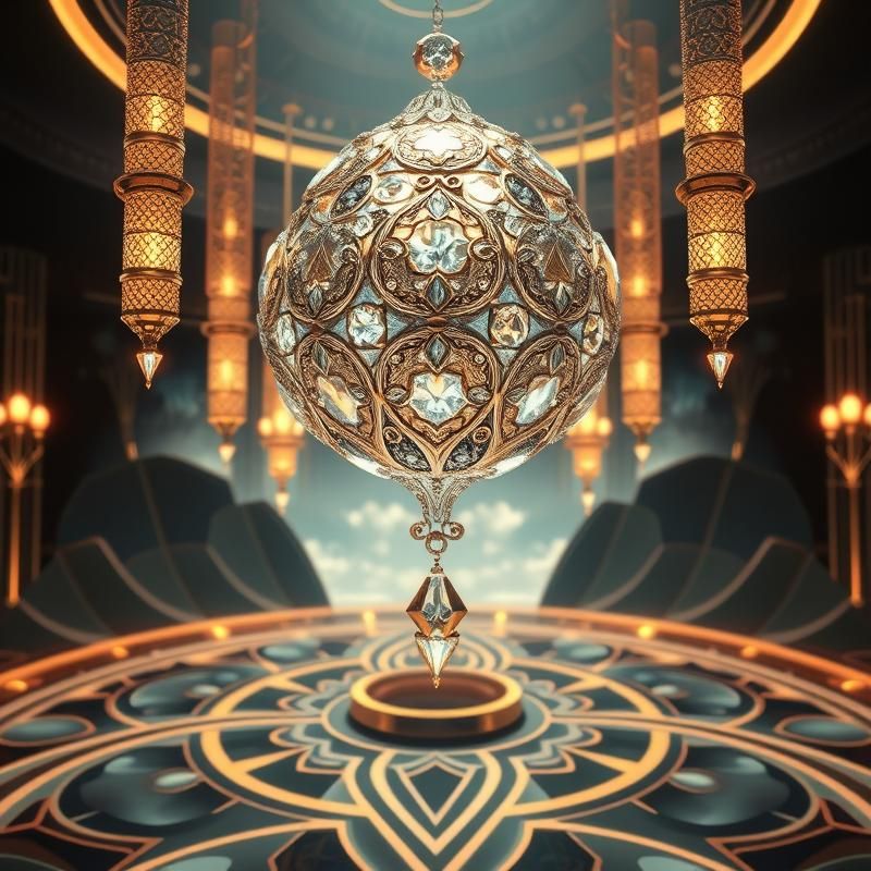 art deco style AI art