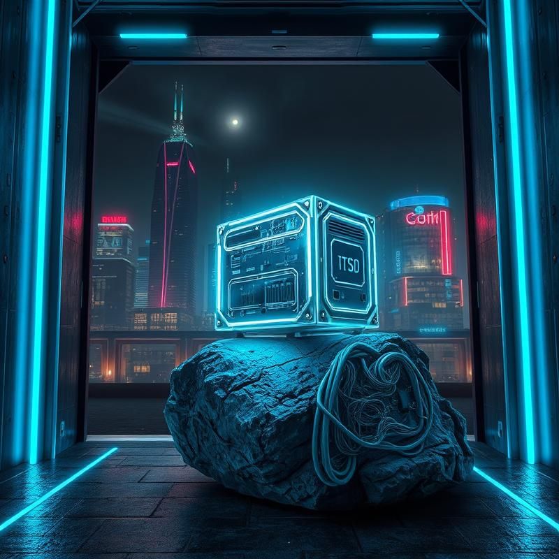 synthwave style AI art