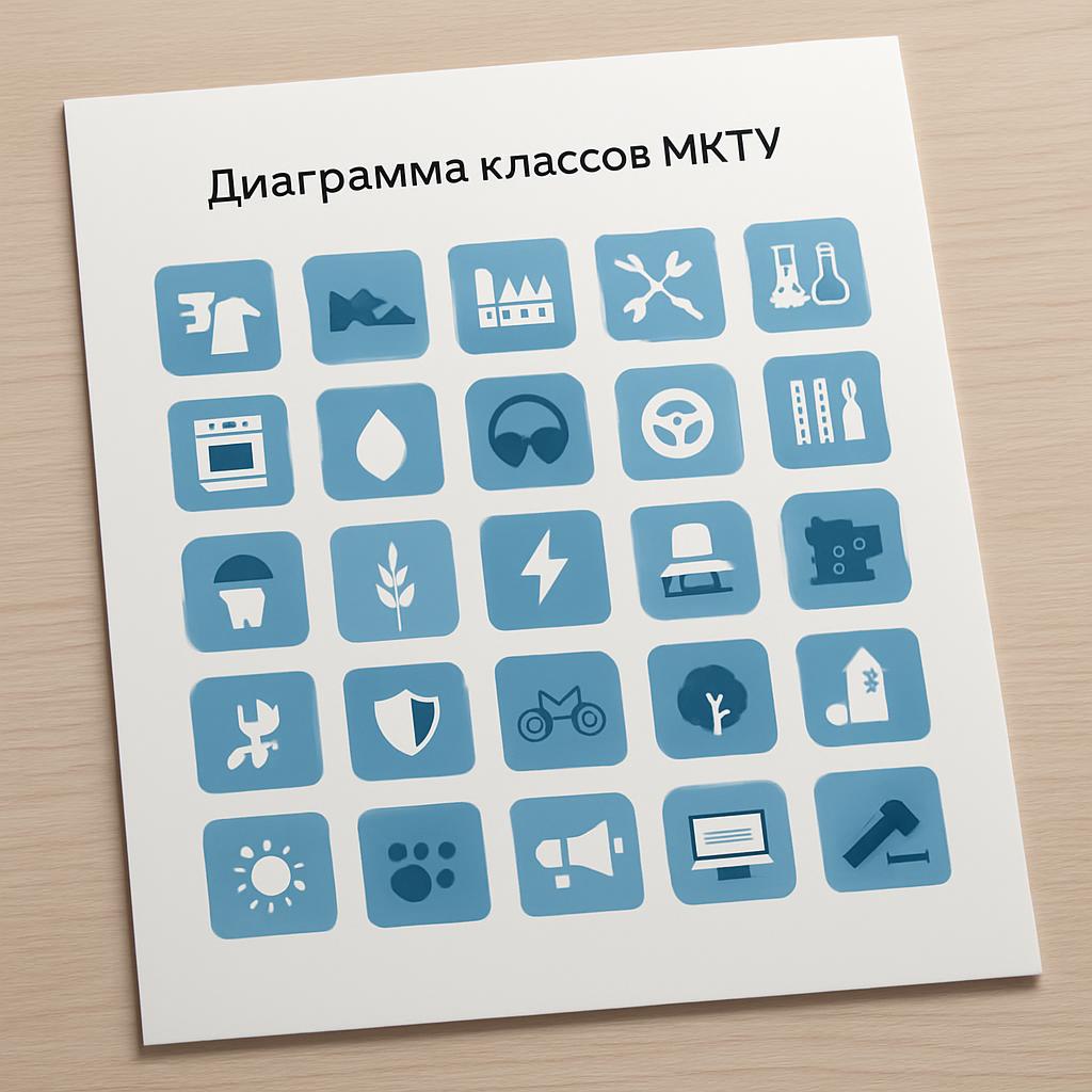 Диаграмма классов МКТУ для товарных знаков