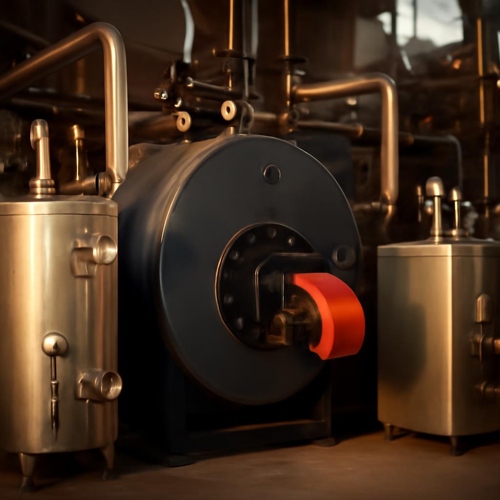 Различные типы промышленных парогенераторов на производстве