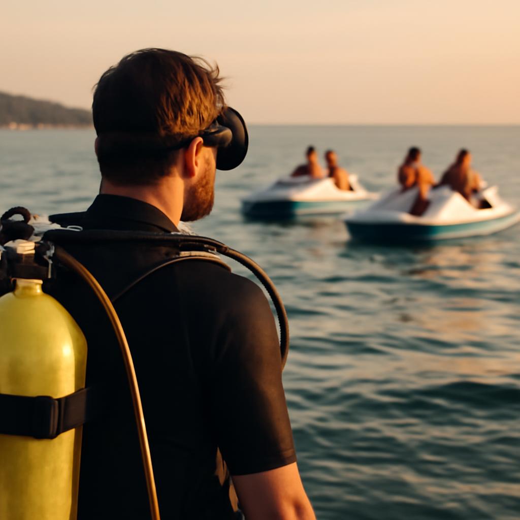 Активный отдых на море: дайвинг и катамараны в Сочи