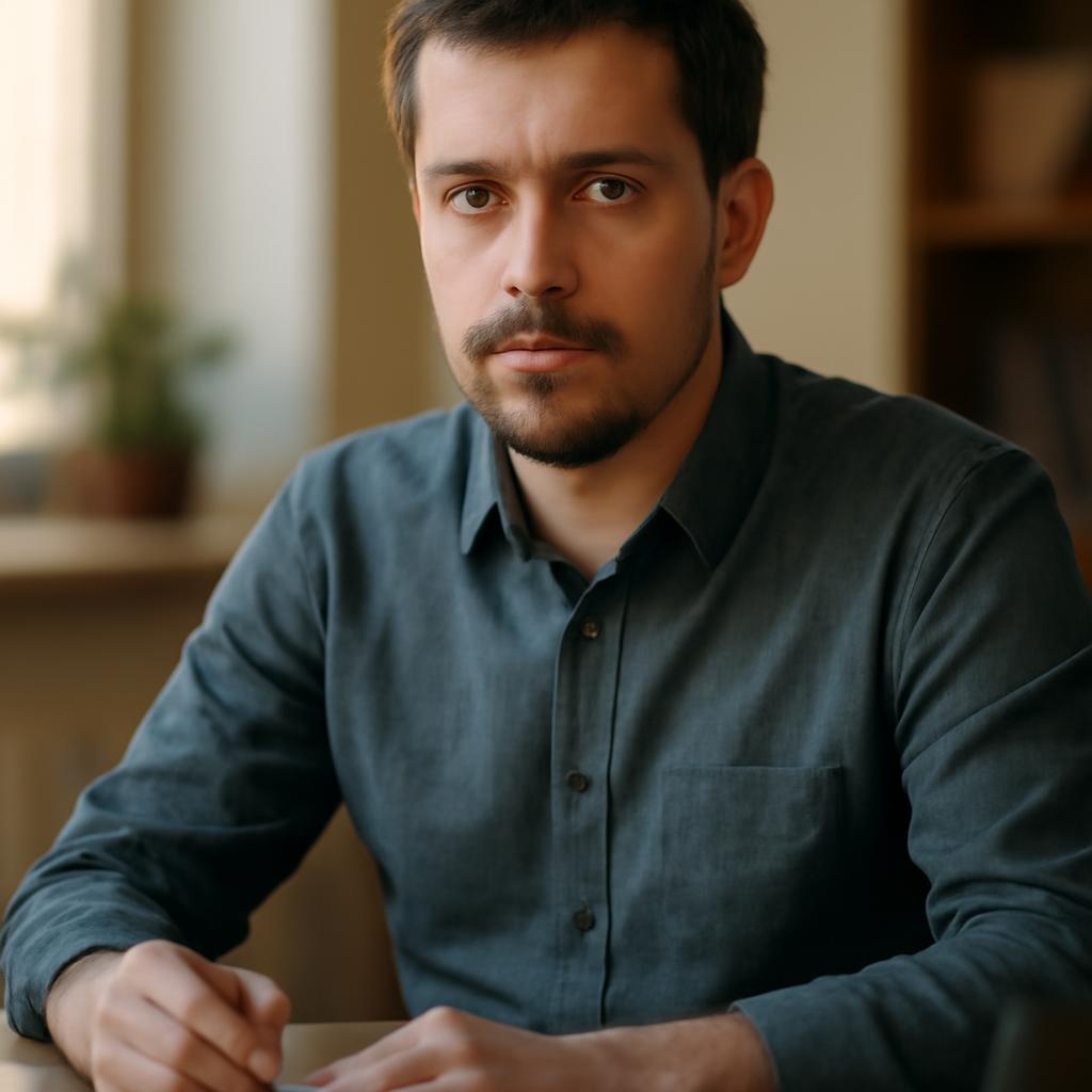 Дмитрий Соколов — портрет автора статьи в рабочей обстановке