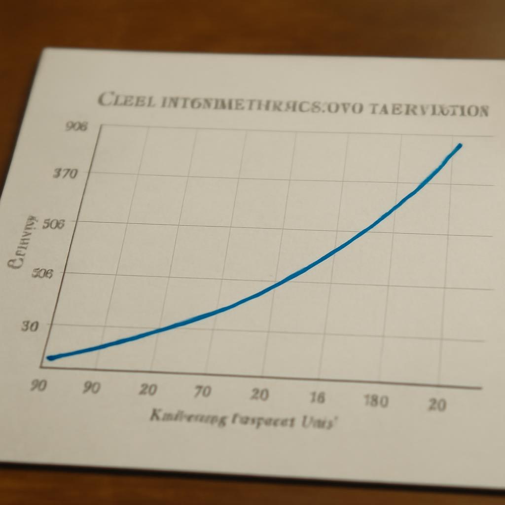 График расчета силы пневматического цилиндра в зависимости от диаметра поршня