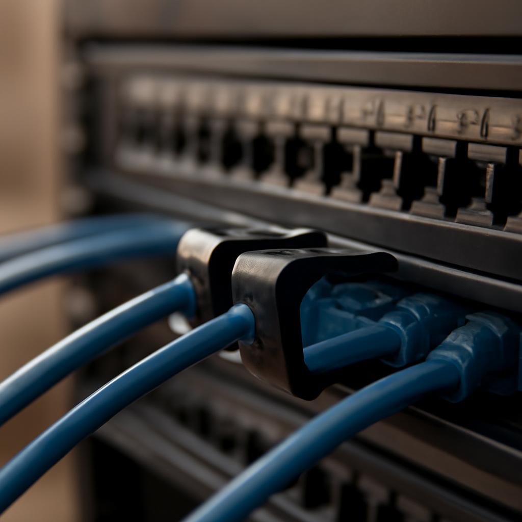 Компоненты для управления кабелем в коммутационной панели