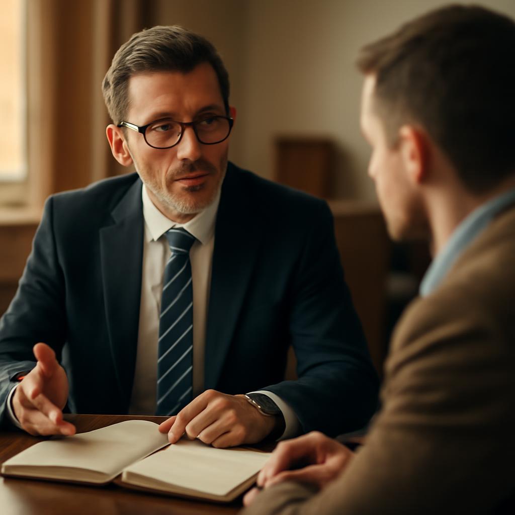 Консультация патентного поверенного с клиентом