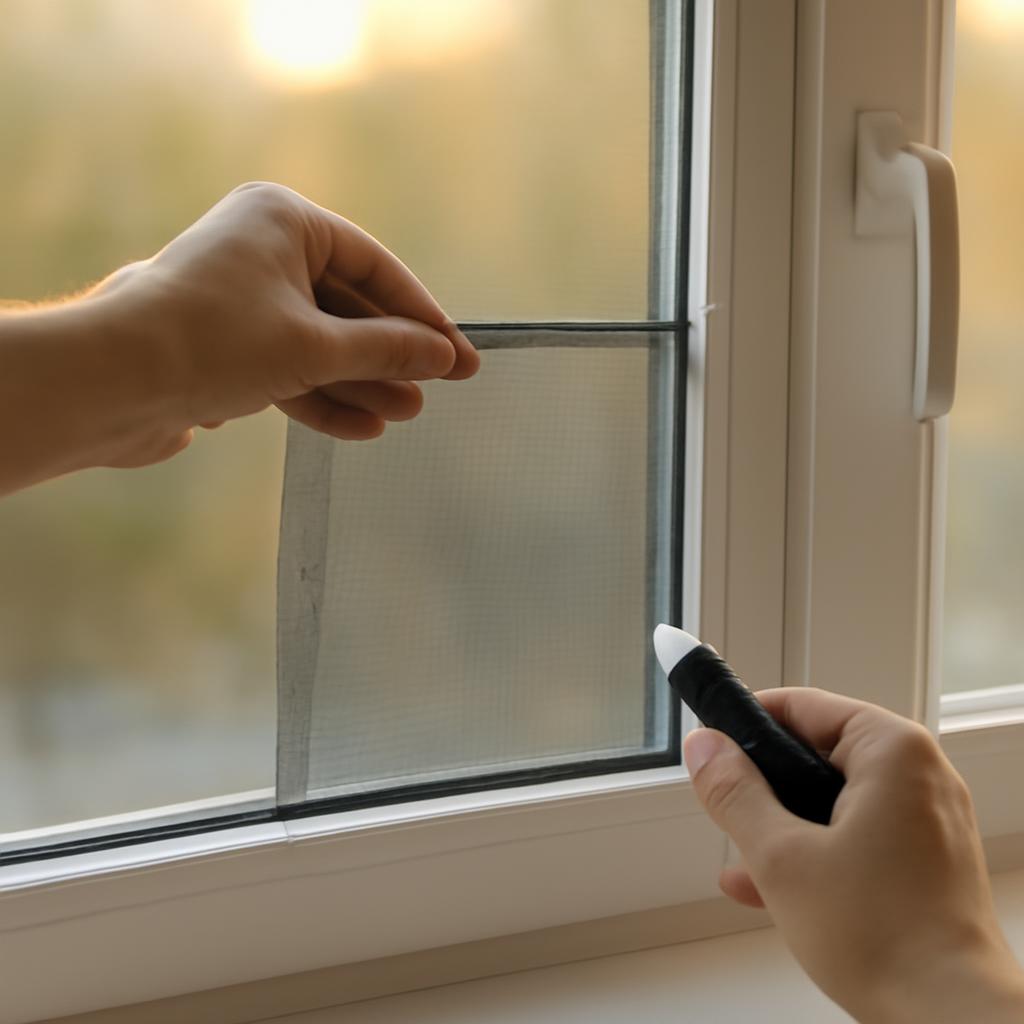 Подготовка к установке москитной сетки на пластиковое окно
