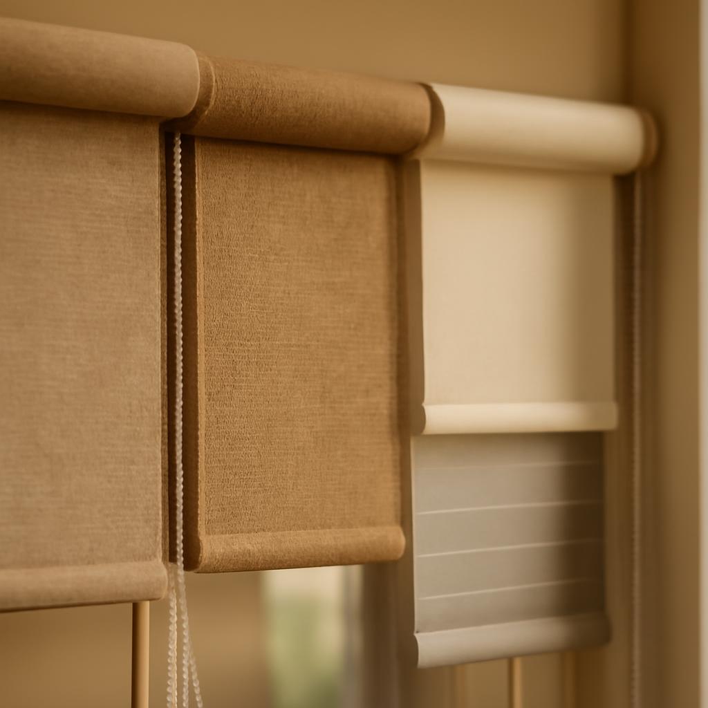 Различные типы рулонных штор