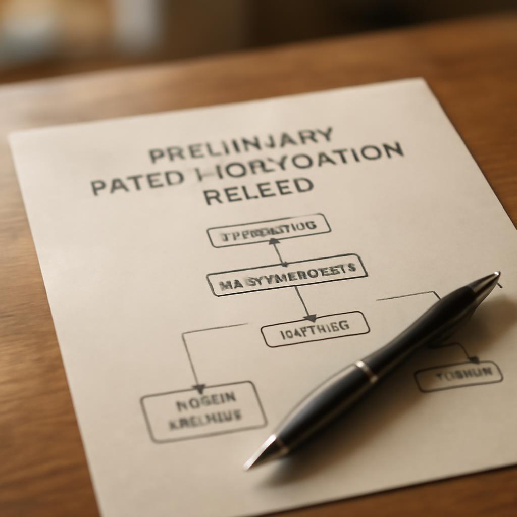 Схема предварительной экспертизы заявки на патент