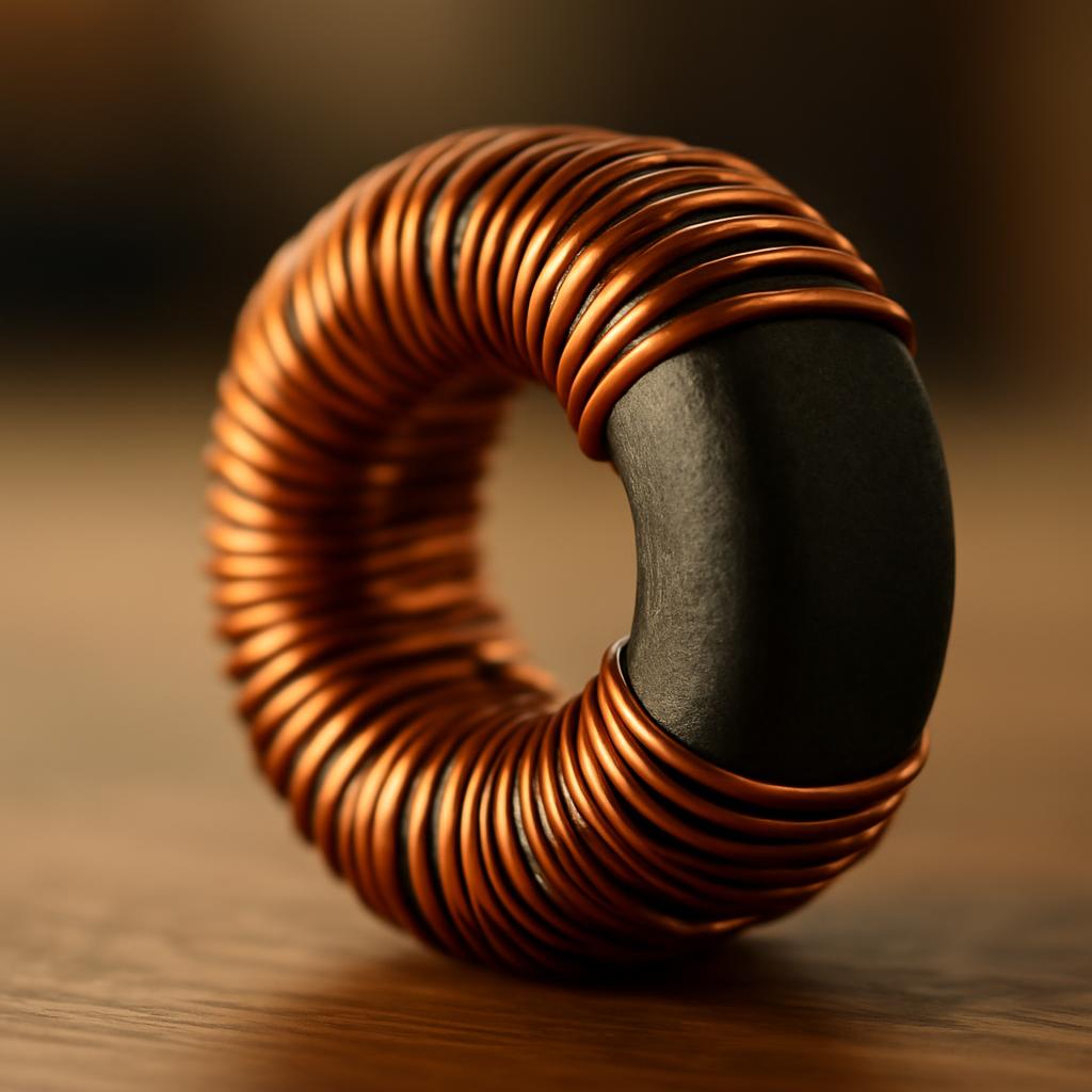 Тороидальное сердечник для дросселя с намотанной проволокой