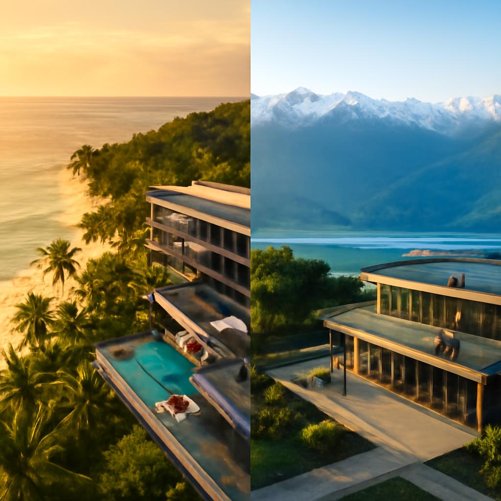 Сравнение отелей в Пхукете и Сочи