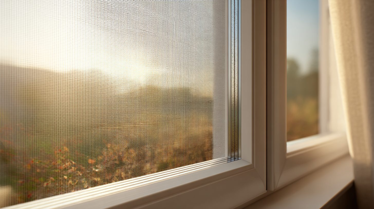 Антипыльцевая сетка на окне для защиты от аллергии