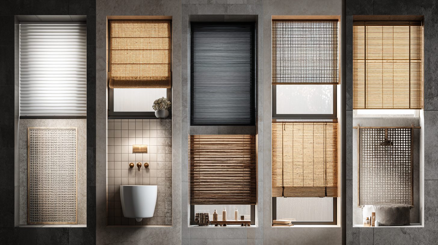 Различные виды рольставней для установки в туалете