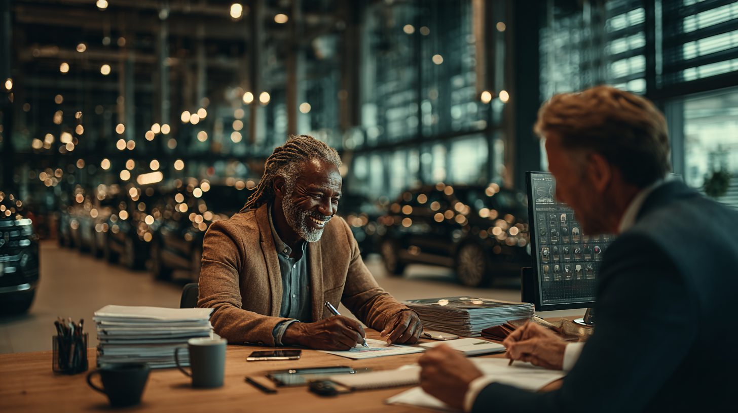 Процесс оформления заказа на автомобиль в дилерском центре