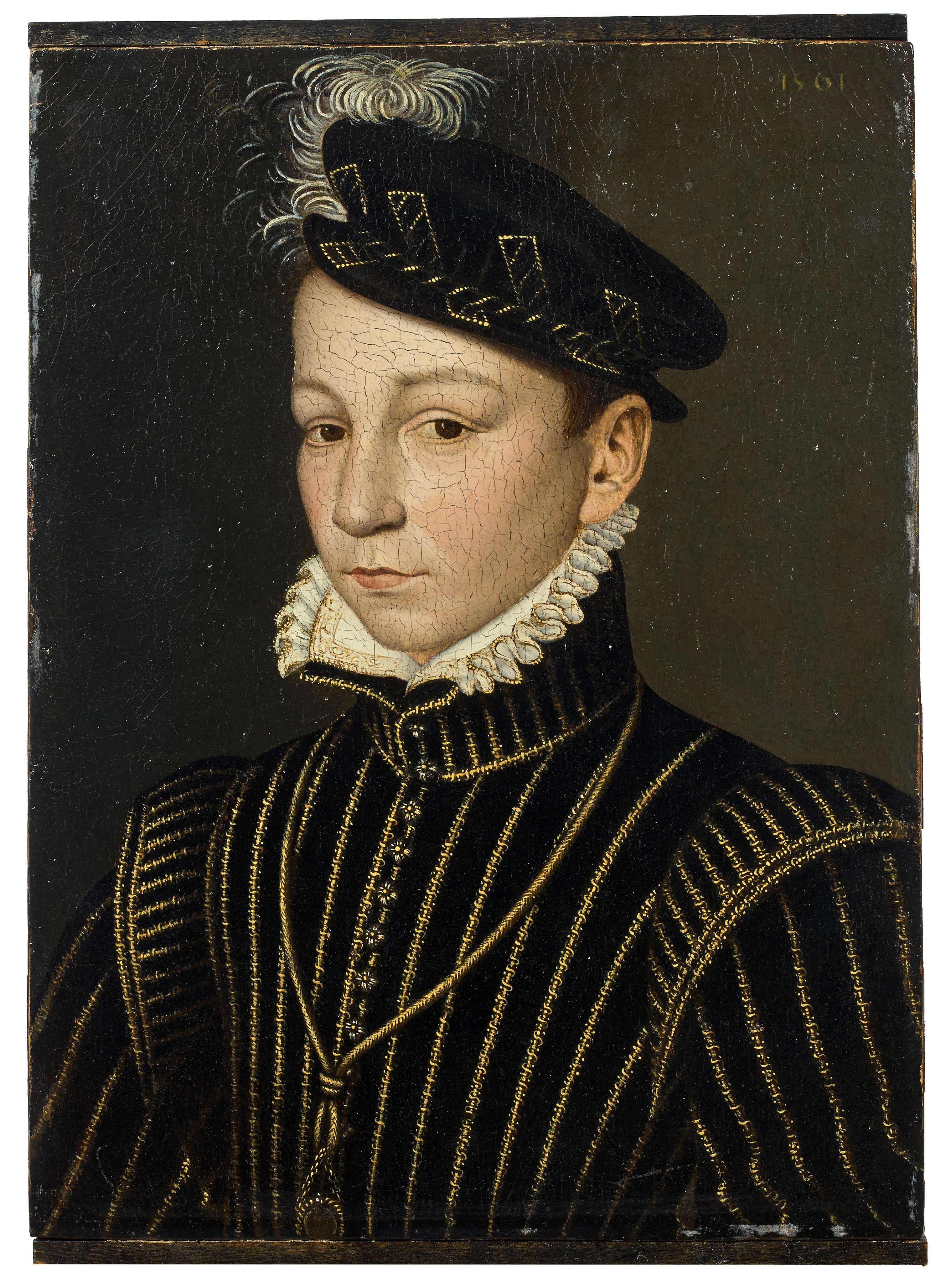 2Fran?ois Clouet et atelier Tours, avant 1520 - Paris, 1572-Portrait du roi Charles IX.jpg
