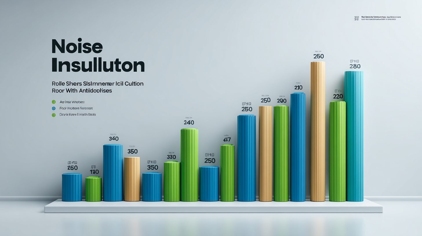 График сравнения шумоизоляции рольставен и альтернатив