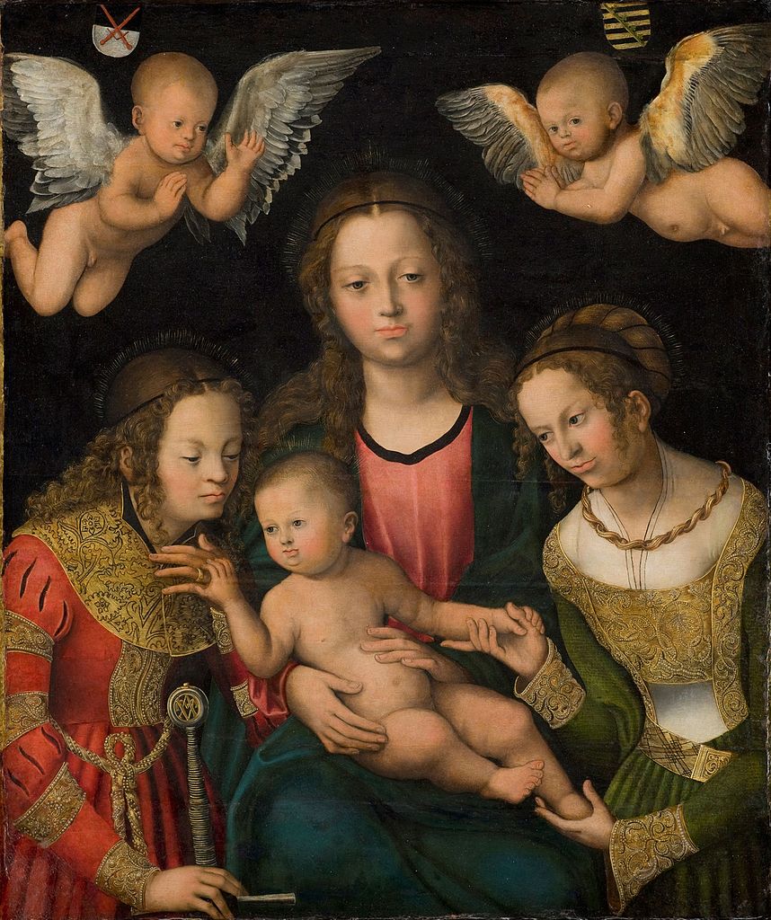 1Cranach,_Lucas_(I)_-Мадонна с Младенцем,св.Екатериной и св.Варварой_Virgin_and_Child_with_the_Saints_Catherine_and_Barbara_-_Statens_Museum_for_Kunst.jpg