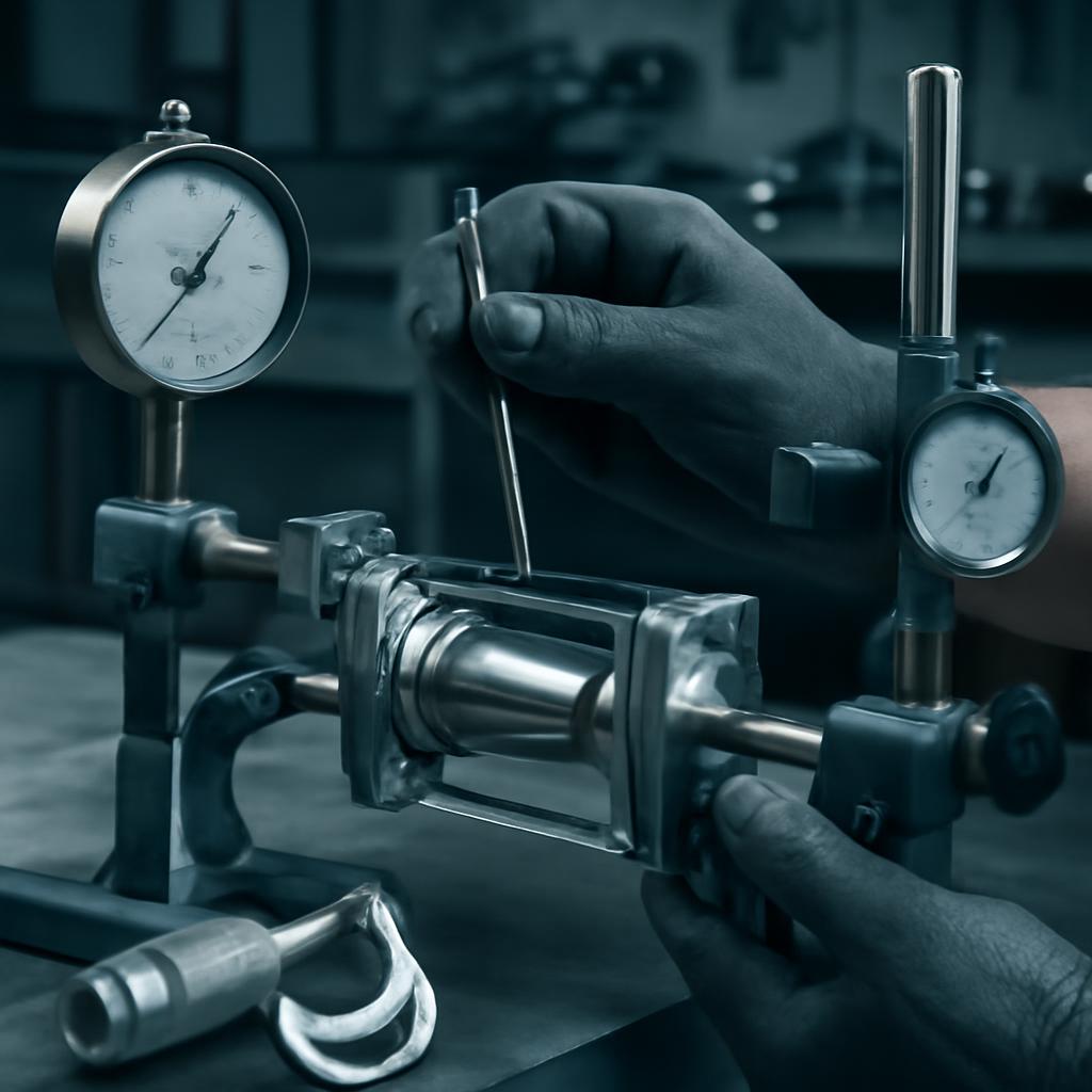 Калибровка поршня пневмоцилиндра