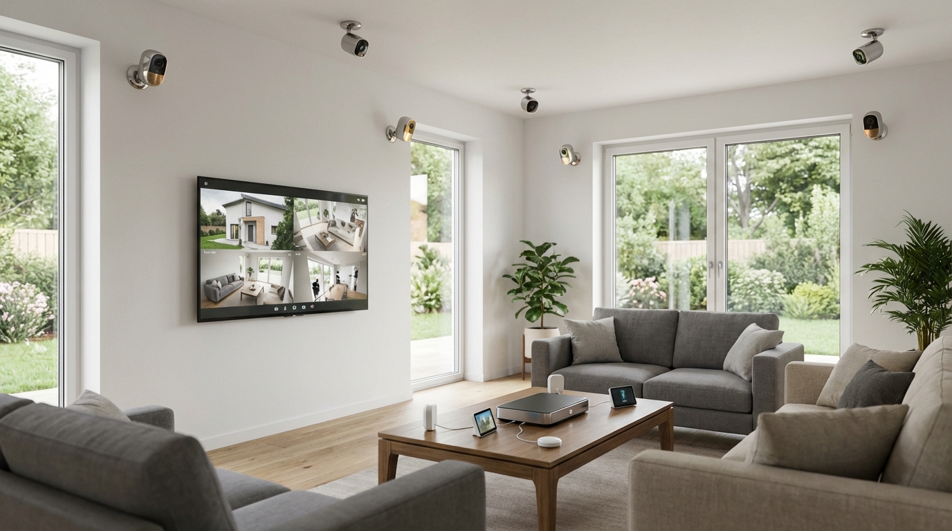 Система видеонаблюдения в дизайн-проекте умного дома