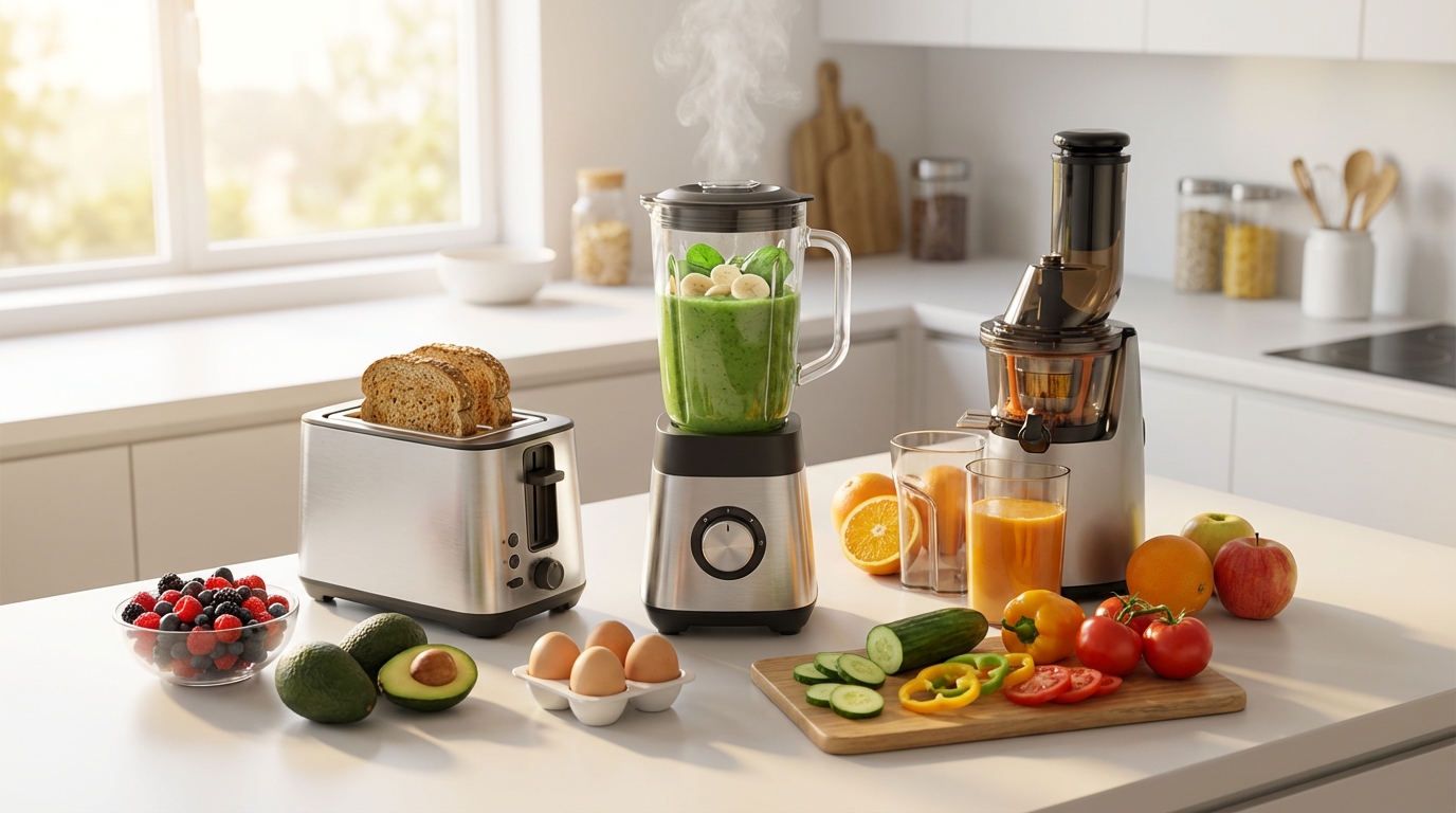 Кухонные гаджеты для приготовления полезного завтрака