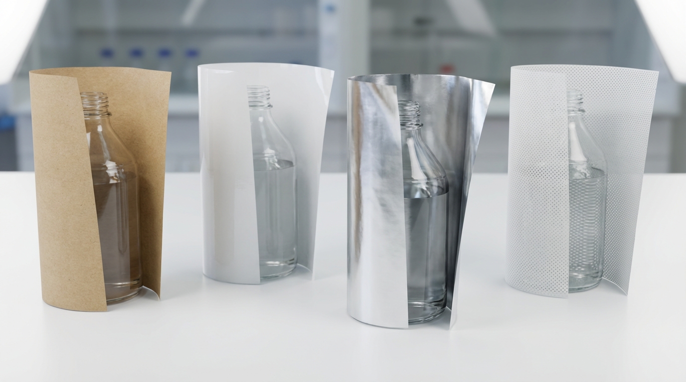 Сравнение типов оберточной бумаги для упаковки химических средств