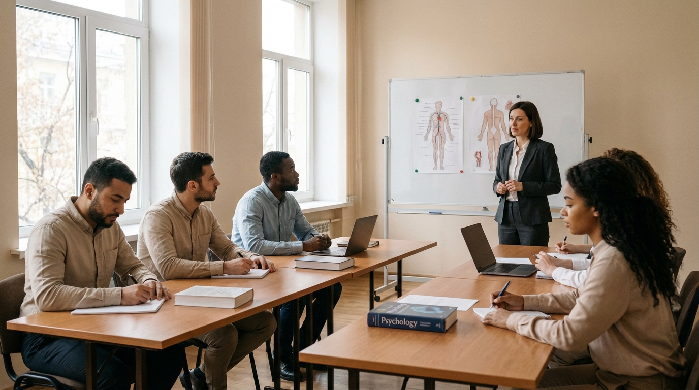 Иллюстрация процесса обучения психолога-сексолога