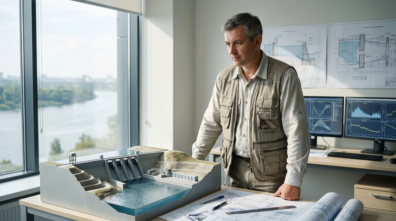 Дмитрий Соколов — фото специалиста по гидротехнике в профессиональной среде