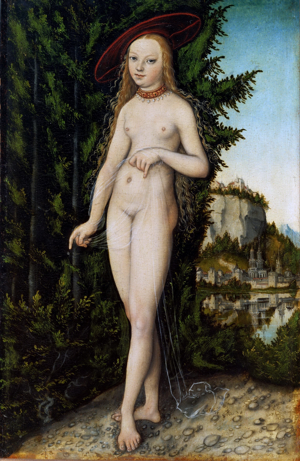4Венера в пейзаже (Venus Standing in a landscape)_1529_37.8 х 26_д.,м._Париж, Лувр.jpg