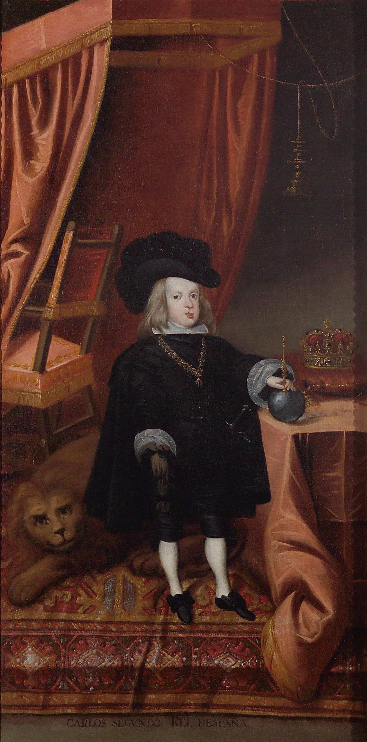 31 Autor desconocido madrile?o. Retrato de Carlos II ni?o (rey de Espa?a de 1665 a 1700. ?ltimo monarca de la Casa de Austria), 1669.jpg
