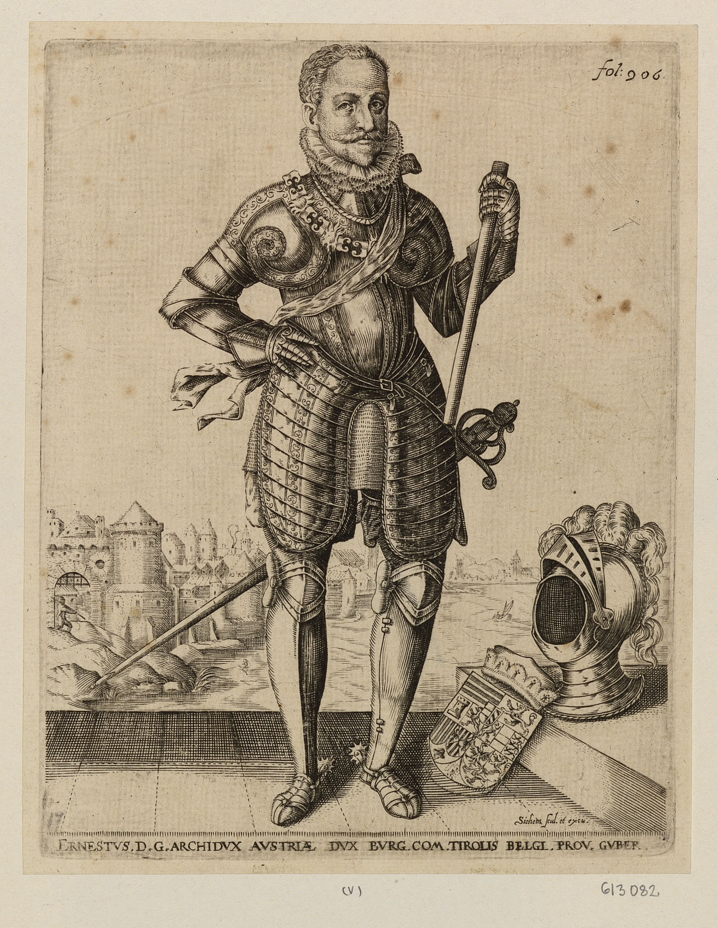 14SICHEM, CHRISTOFFEL I VAN (1546-1624)-Ernestus Archidux c.1600.jpg