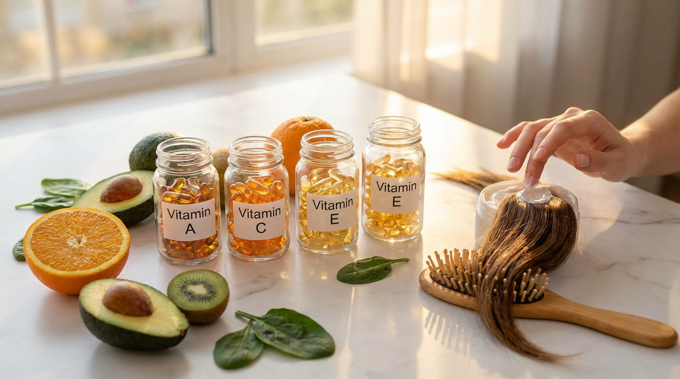 Витамины для ухода за кожей и волосами