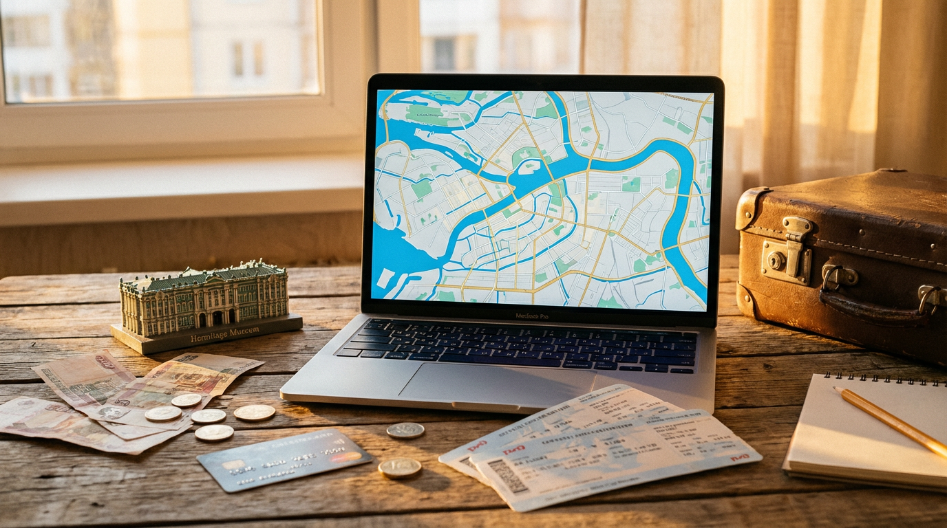 Пример финансового плана для отпуска в Санкт-Петербурге