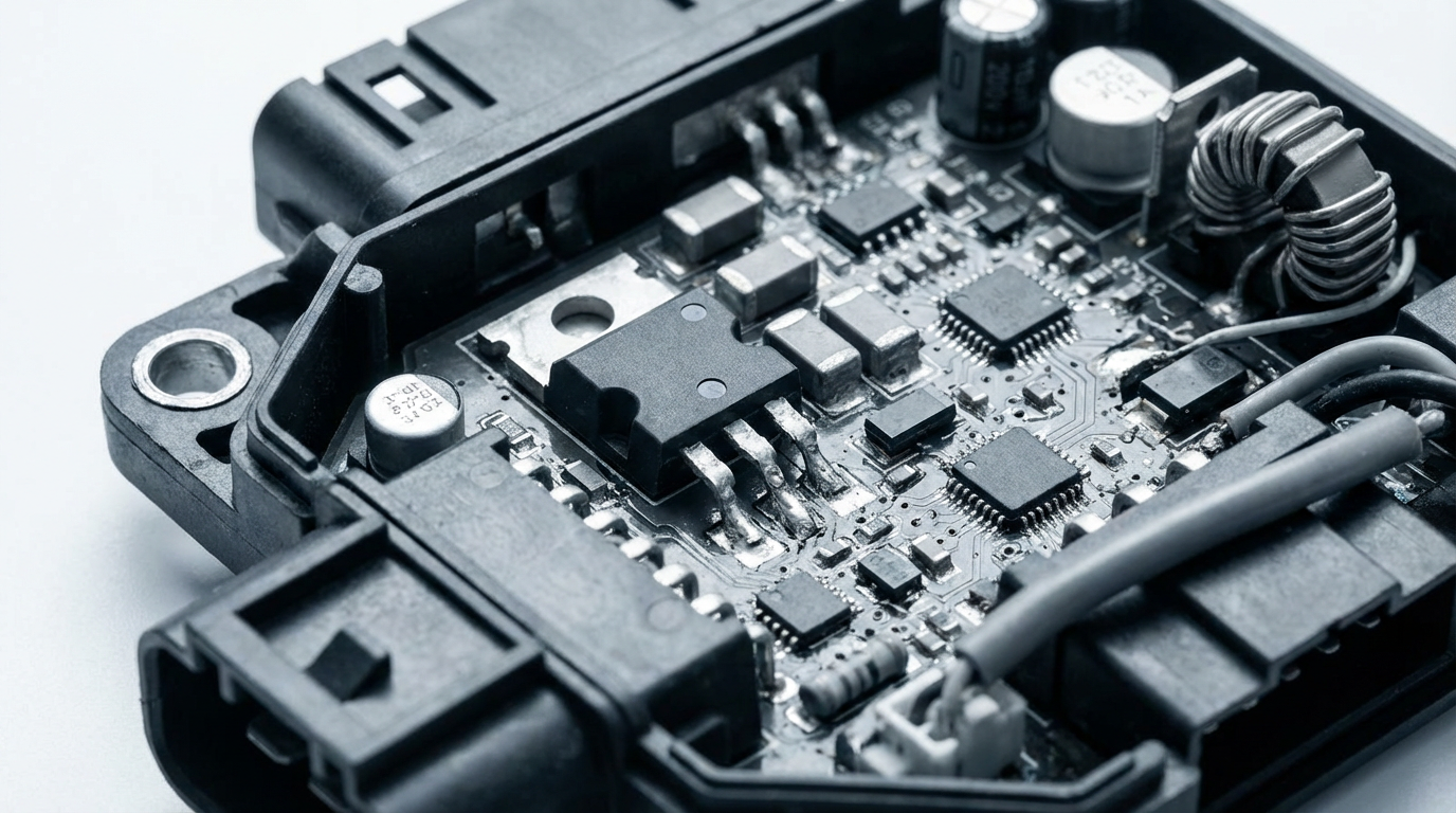 Схема внедрения высокочастотного полевого транзистора в блок зажигания