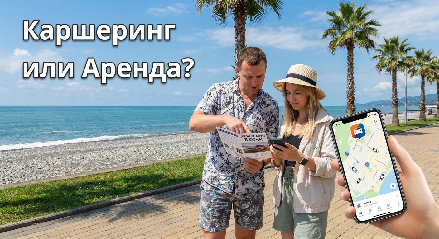 Каршеринг или аренда авто в Сочи: что выгоднее для туриста