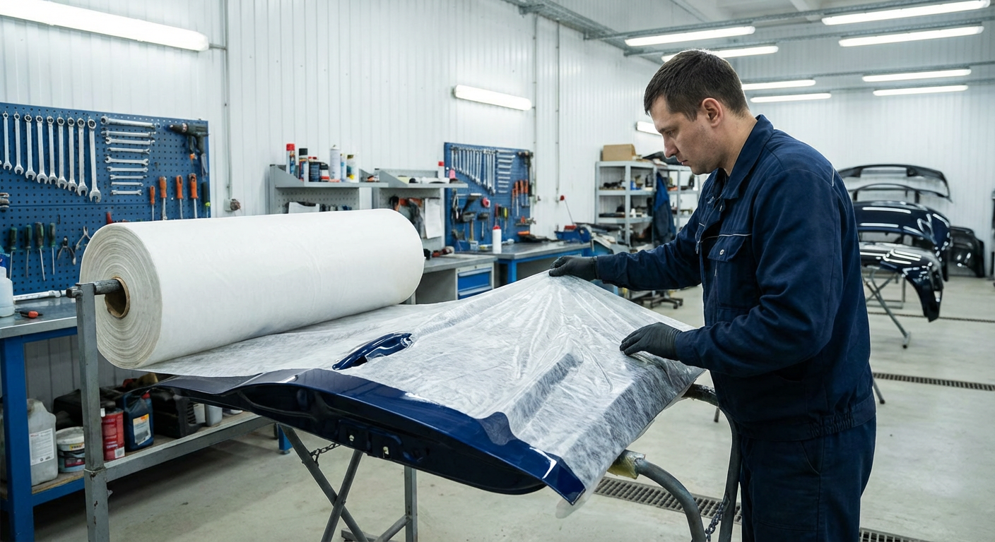 Эффективная подготовка кузовных детайле к транспортировке: когда сетчатая бумага в рулонах незаменима