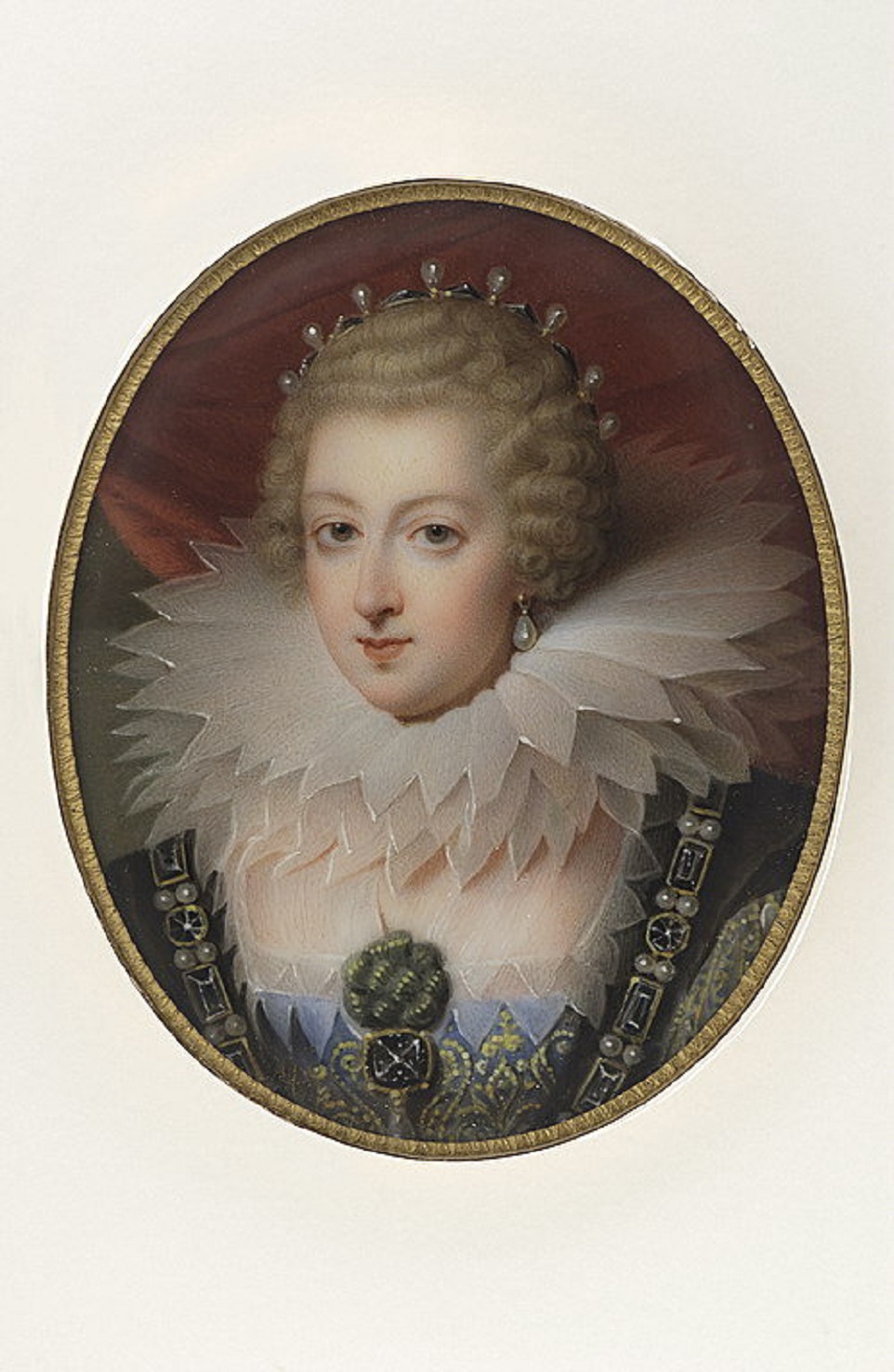 34 Portrait d'Anne d'Autriche, reine de France (1601-1666) 1835.jpg