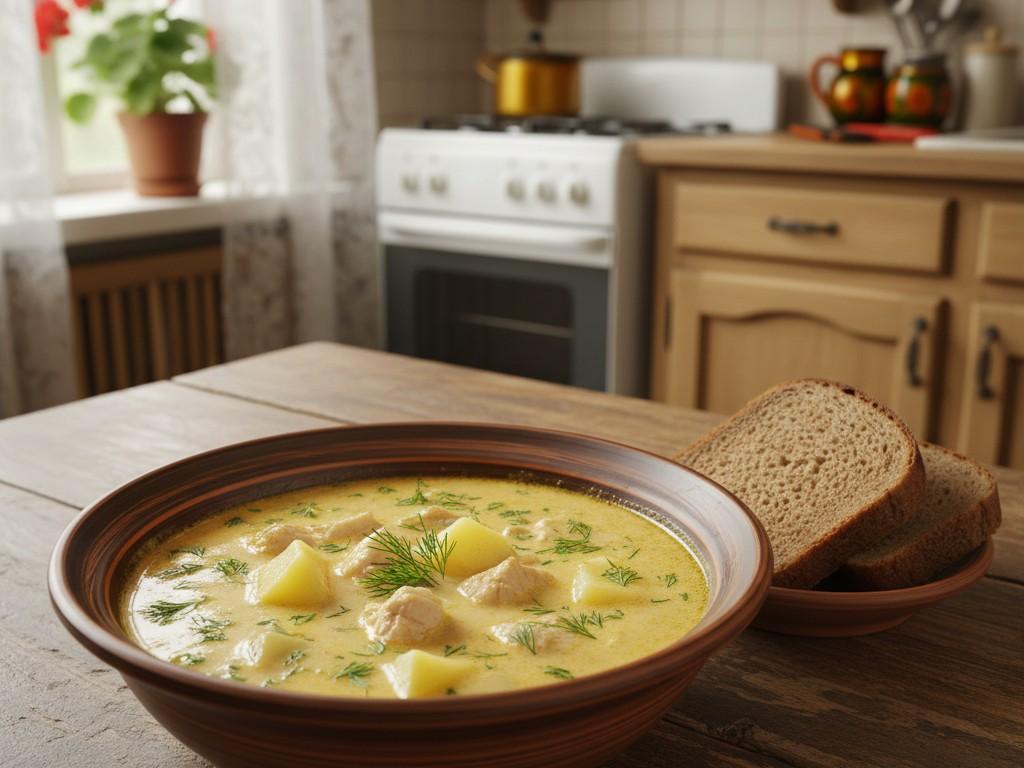 Суп с плавленым сыром: рецепт приготовления за 30 минут