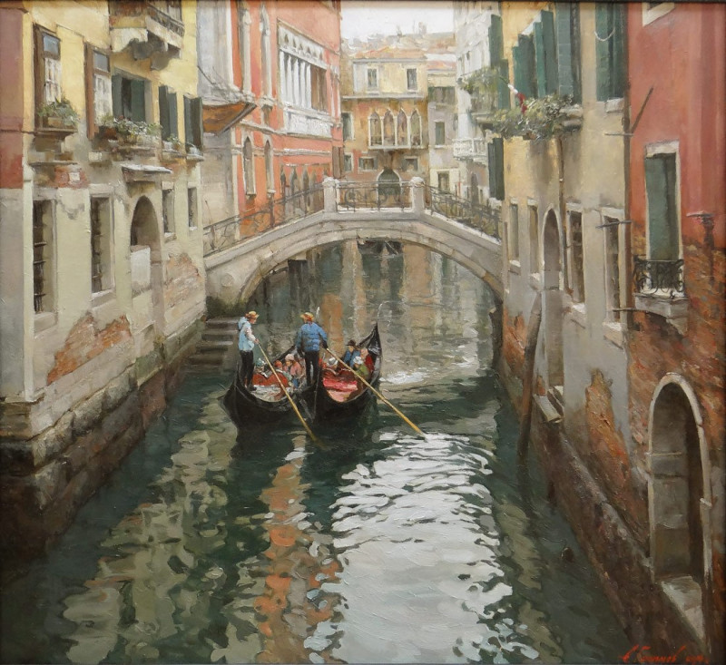 Венеция зимой. Утренние новости..jpg