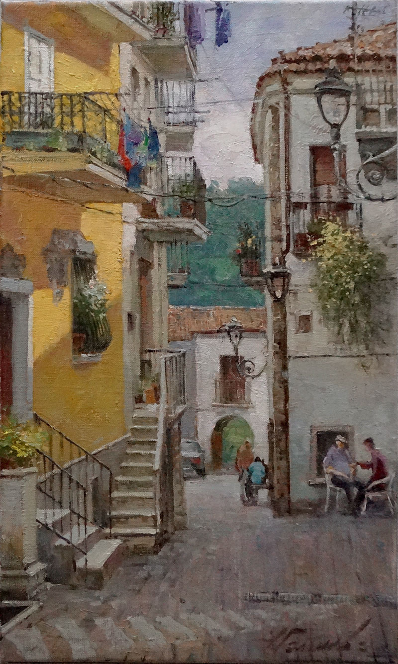 Тенистый дворик в Арменто..jpg