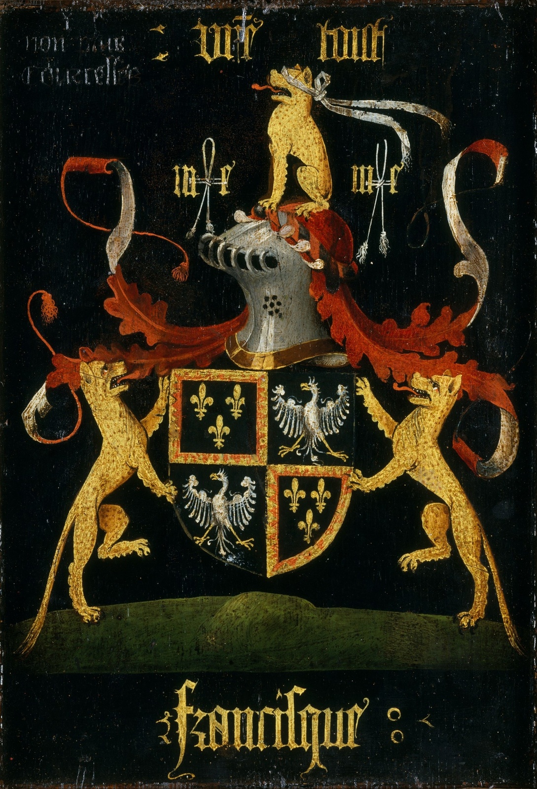 4.2_Портрет Франческо д'Эсте (Francesco d'Este) (оборотная сторона)_ок.1460_31.8 х 22.2_д.,м._Нью-Йорк, Метрополитен_деталь.jpg