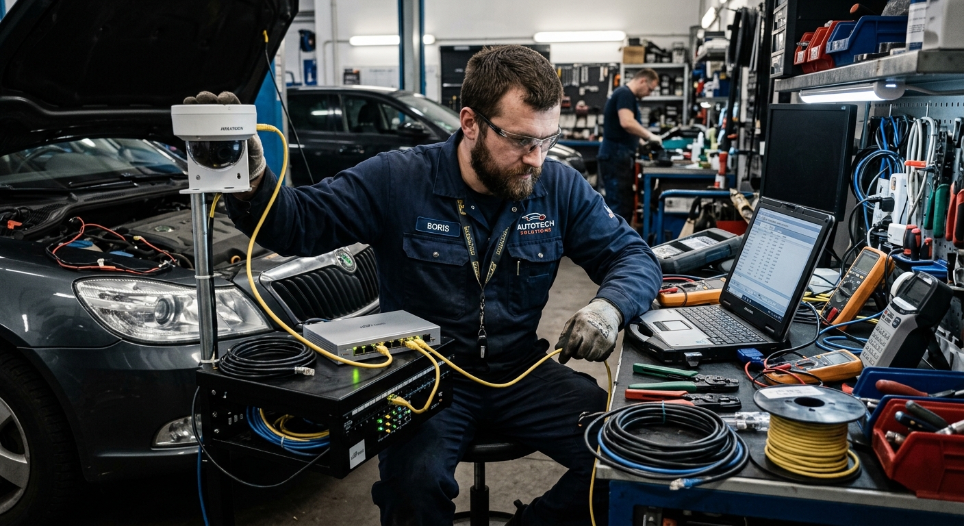 Современная электроника автосервиса: обеспечение электропитания по сети Ethernet для систем безопасности и диагностики автомобилей