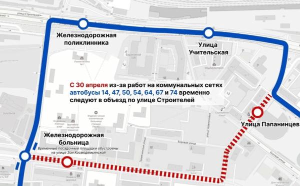 Временные изменения в движении транспорта в Дзержинском районе Перми