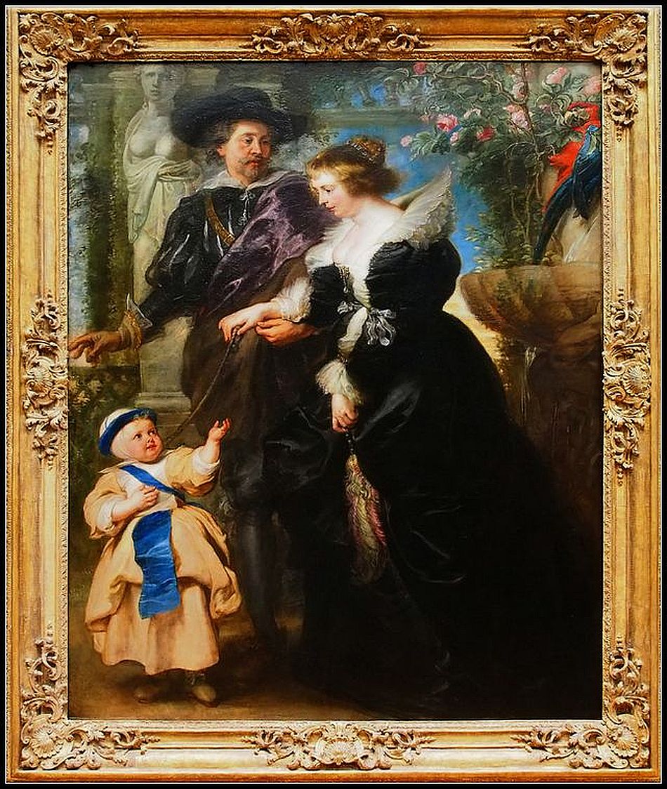 52Rubens, his wife Helena Fourment (1614-1673), and their son Peter Paul (born 1637).jpg