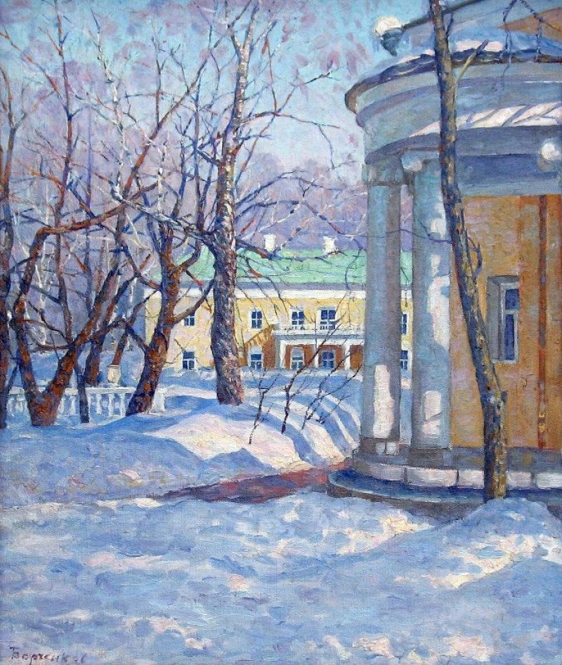 В Горках. Зимний пейзаж, 1979.jpg