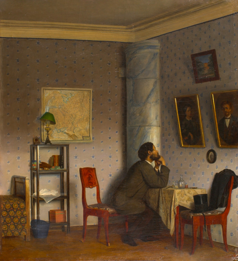 Горе вдовца, 1860-е. Бобров Алексей Алексеевич.jpg
