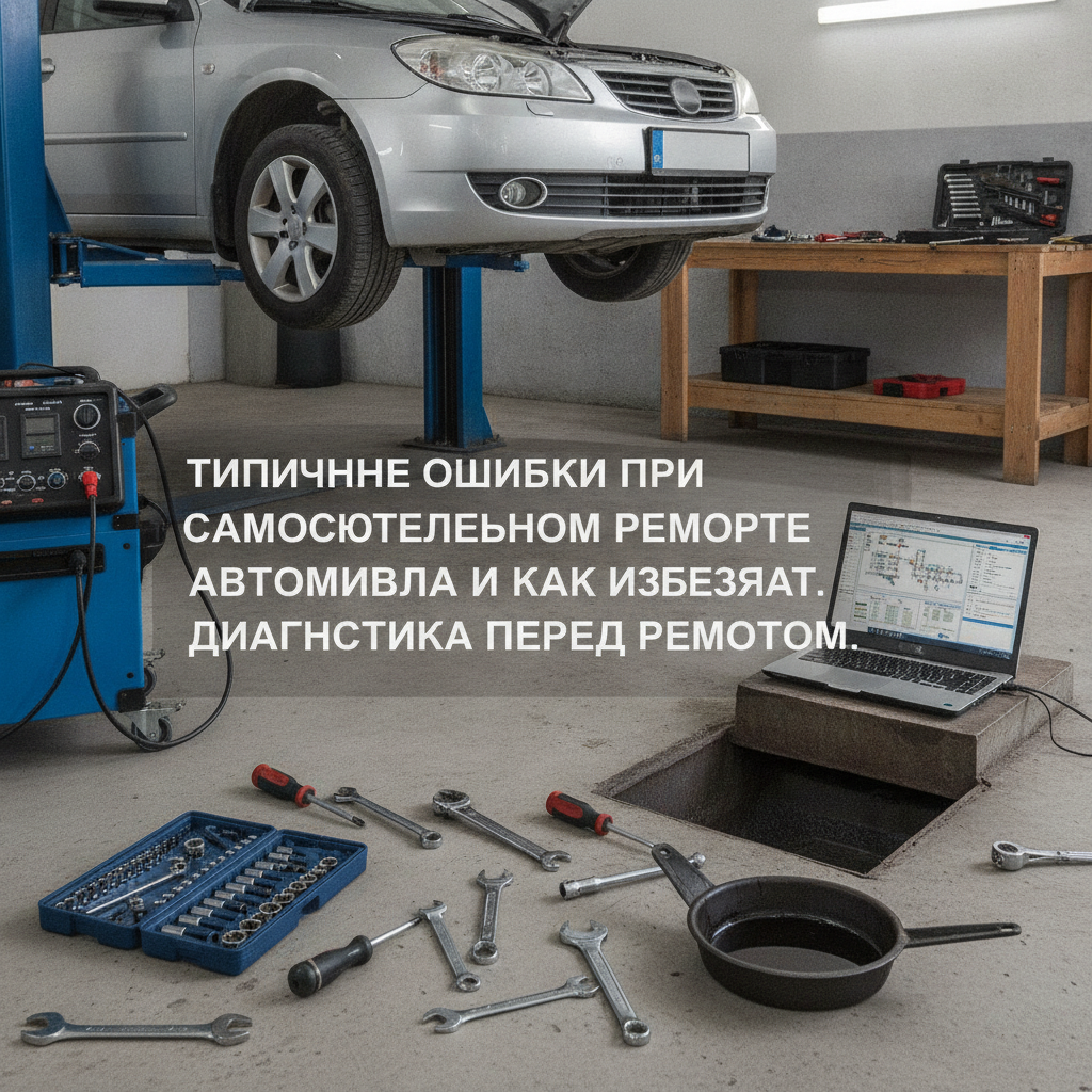 Типичные ошибки при самостоятельном ремонте автомобиля и как их избежать