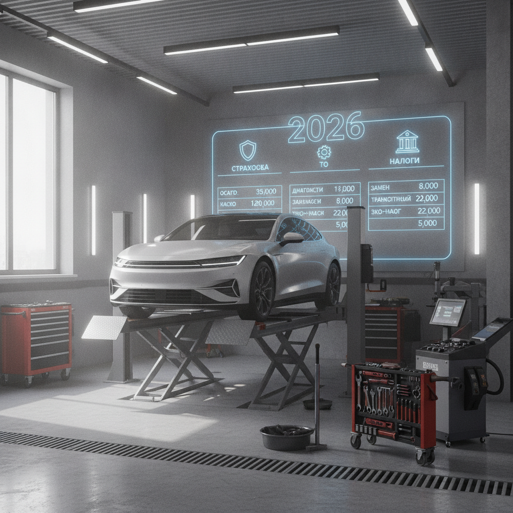 Сколько стоит содержание автомобиля в 2026 году - новые цифры по страховке, ТО и налогам