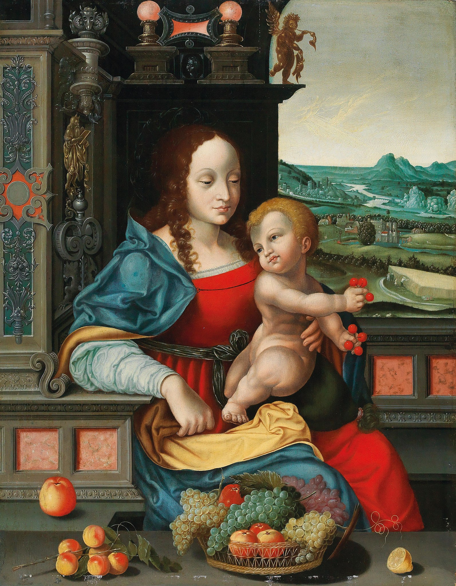 22 Follower_of_Joos_van_Cleve_-_The_Madonna_of_the_Cherries.jpg